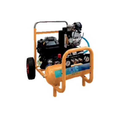 Skruekompressor transportabel med beholder KPM 3,5