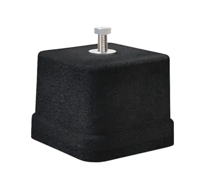 UmbraTec 100 gummifødder 100X100X80 mm, sæt af 4 stk.