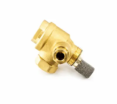 Kontraventil 3/8″ indvendig gevind m. omløber og skærering Ø10 mm – Viton – 16 bar