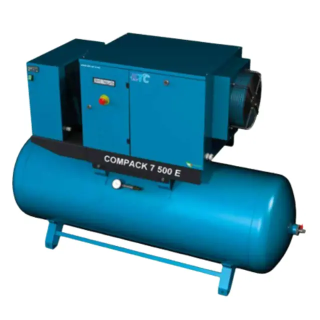 Skruekompressor UMBRA-AIR KTC 7,5kW 13 bar 500 ltr. m/køletørrer