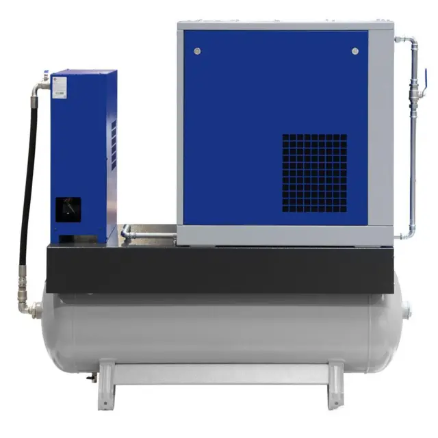 Skruekompressor PremiumPower 10 TD270 - 7,5 kW m. beholder og køletørrer