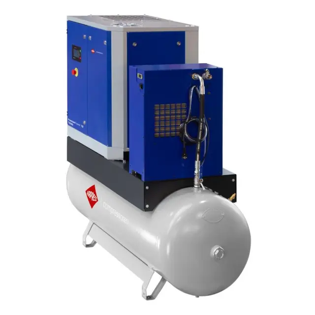 Skruekompressor PremiumPower 10 TD500 - 7,5 kW m. beholder og køletørrer