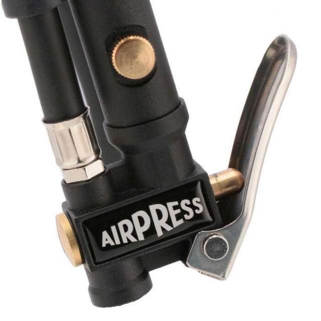 Pumpepistol Airpress m. digitalt manometer 0-12 bar