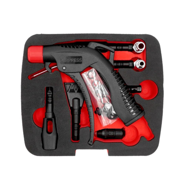Blæsepistol Airpress - sæt med 7 dyser 1/4"