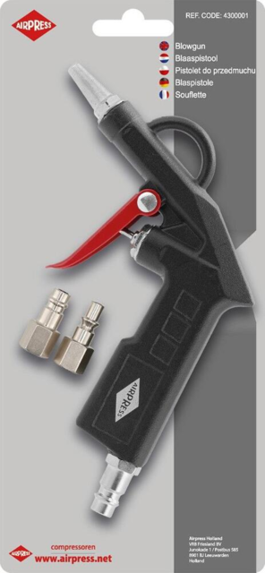 Blæsepistol Airpress kort dyse 12 bar