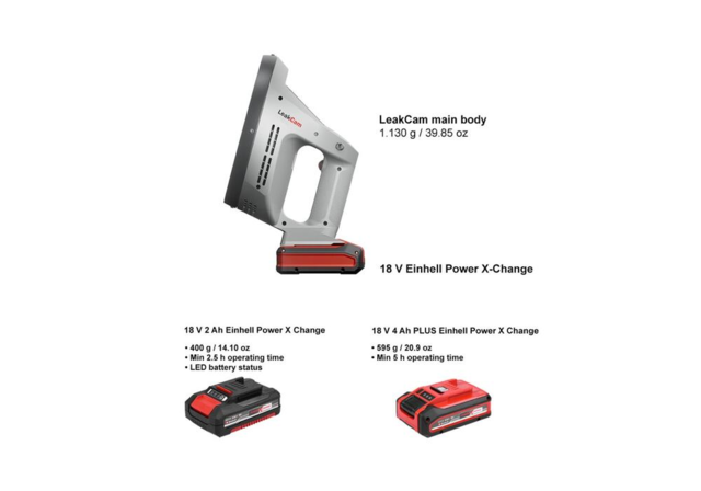 Lækagedetektor med kamera LeakCam 600 - alle relevante lækager i ét overblik