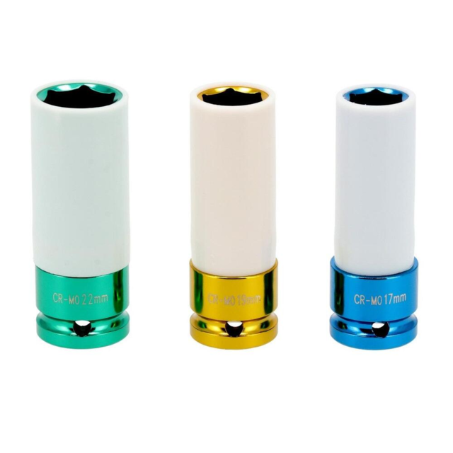 Slagnøgle Airpress 1/2″  m. 6 sokler