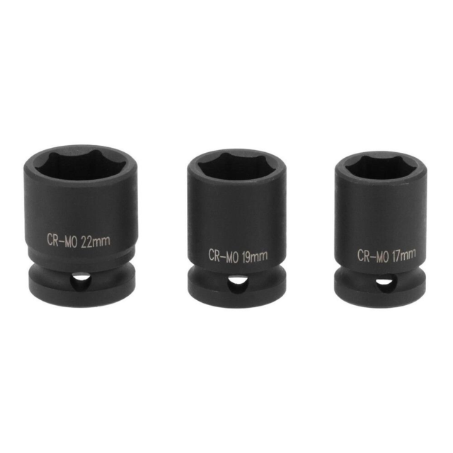 Slagnøgle Airpress 1/2″  m. 6 sokler