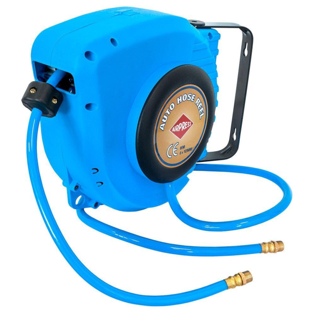Slangeopruller Airpress vægmonteret 8 bar 9m