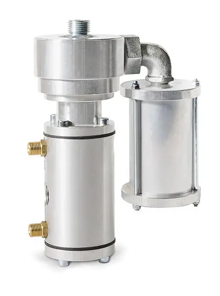 Komplet Contracor RCV-0 fjernbetjeningsventil 1/2" med lyddæmper og forbindelsesmuffe