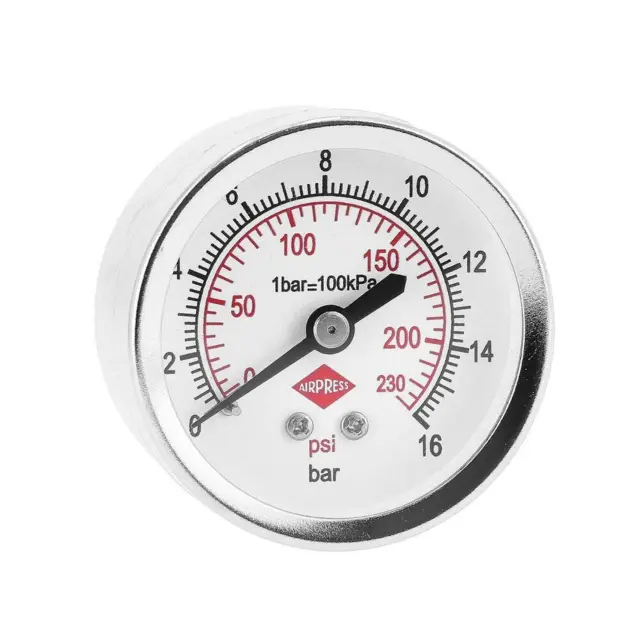 Manometer Airpress 1/4" 16 bar Ø40 mm