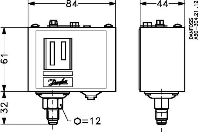 Danfoss pressostat KP1