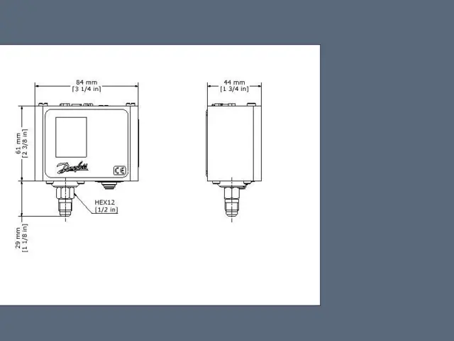 Danfoss pressostat KP1