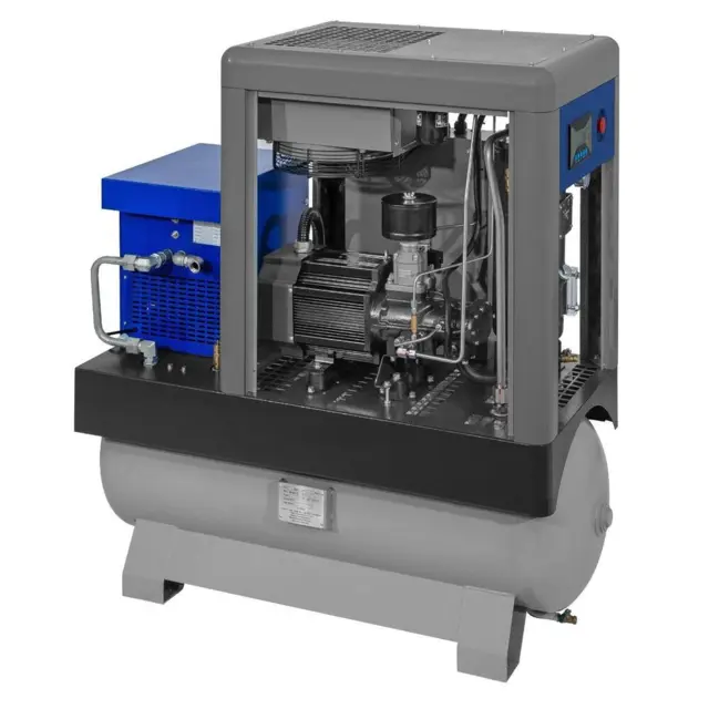 Skruekompressor APS 7.5 Combi Dry X - 5,5 kW m. beholder og køletørrer