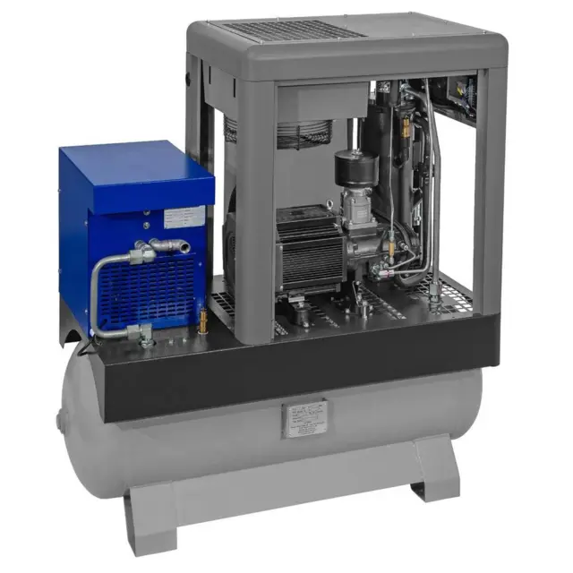 Skruekompressor APS 7.5 Combi Dry X - 5,5 kW m. beholder og køletørrer