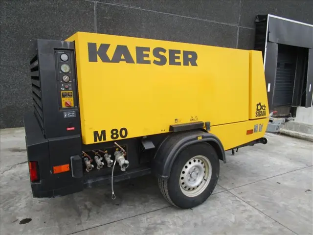 Mobilkompressor KAESER M 80-N med efterkøler