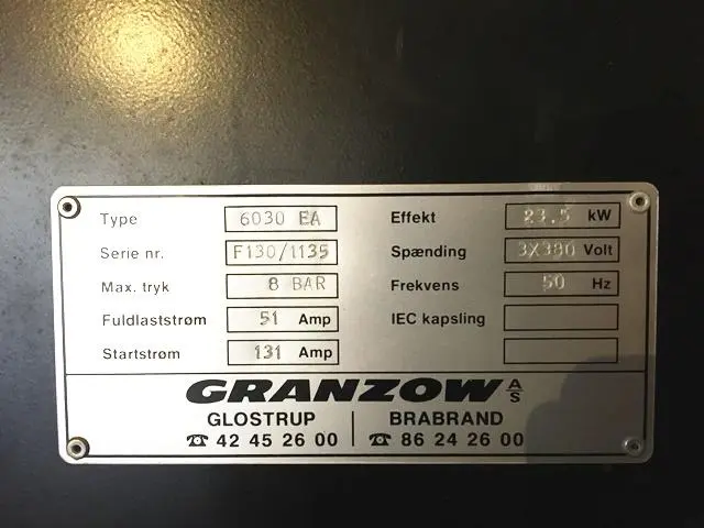 Brugt Skruekompressor COMPAIR 23,5 kW