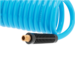 Spiralslange Airpress 15 m 1/4" 12 x 8 mm. - m. koblingssæt og nipler
