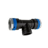 Umbra-Pipe 90° T-stykke med muffegevind