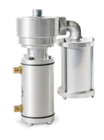 Komplet Contracor RCV-0 fjernbetjeningsventil 1/2" med lyddæmper og forbindelsesmuffe