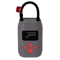 Mini batteridrevet kompressor med powerbank og lommelygte | 8 bar | 25 l/min | 4000 mAh | 5V