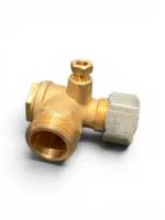 Kontraventil 3/4″ udvendigt gevind m. omløber og skærering Ø15 mm – Viton – 16 bar